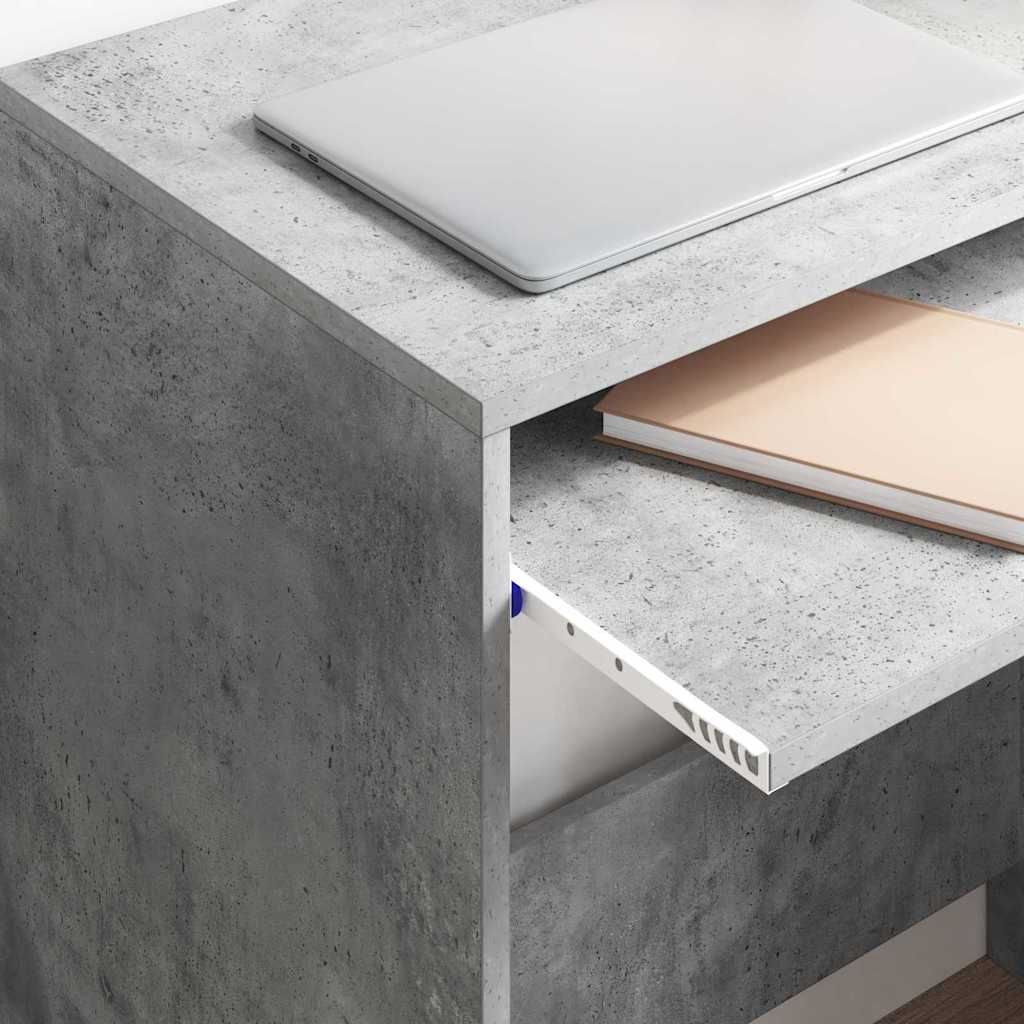 Schreibtisch Beton Grau Holzwerkstoff 77,5 x 43 x 79 cm