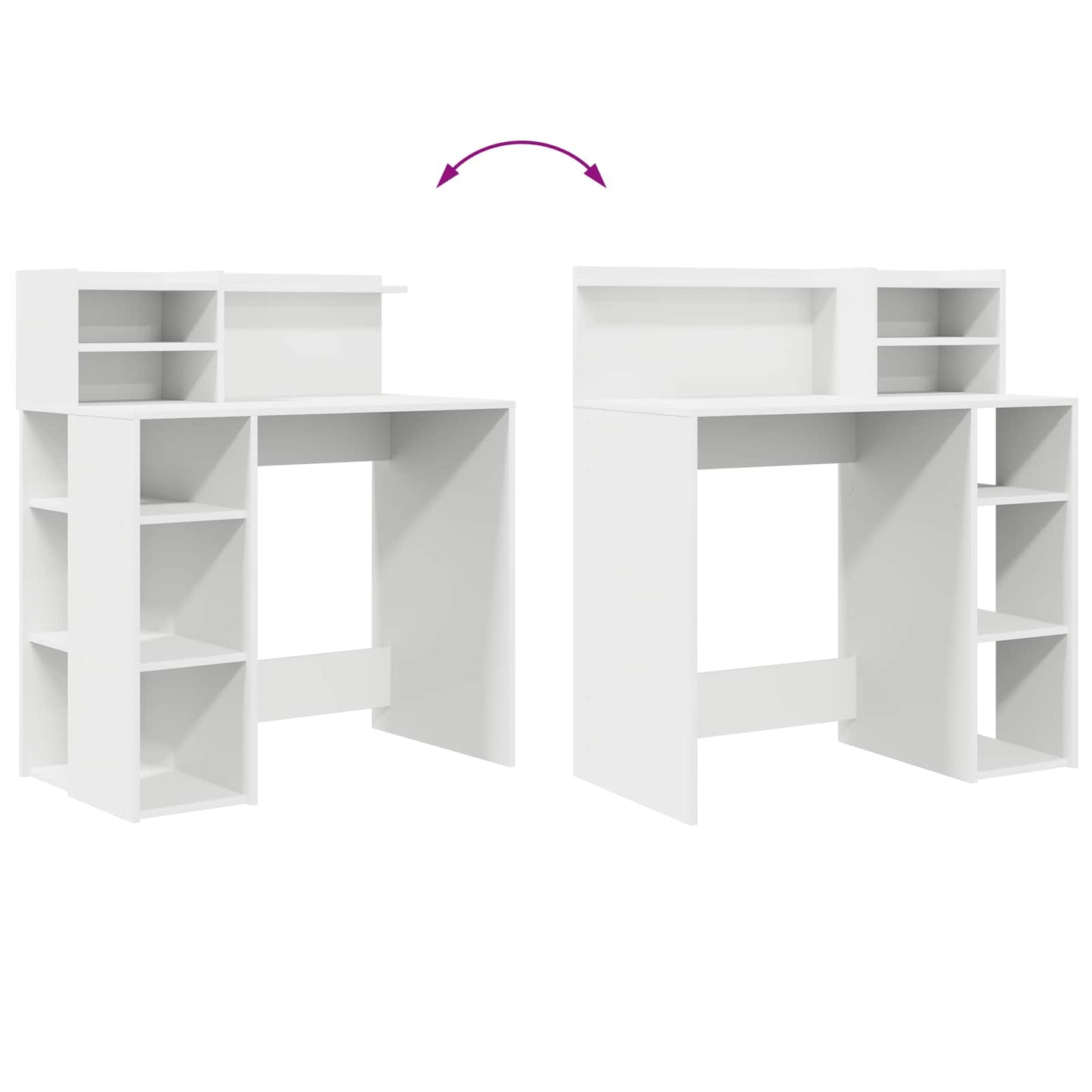 Schreibtisch Weiß Holzwerkstoff 90 x 48 x 101,5 cm