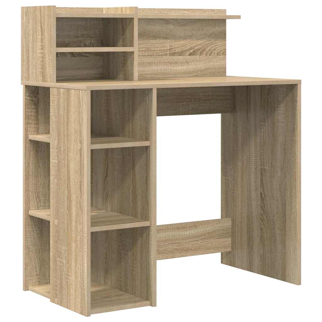 Schreibtisch Sonoma-Eiche Holzwerkstoff 90 x 48 x 101,5 cm