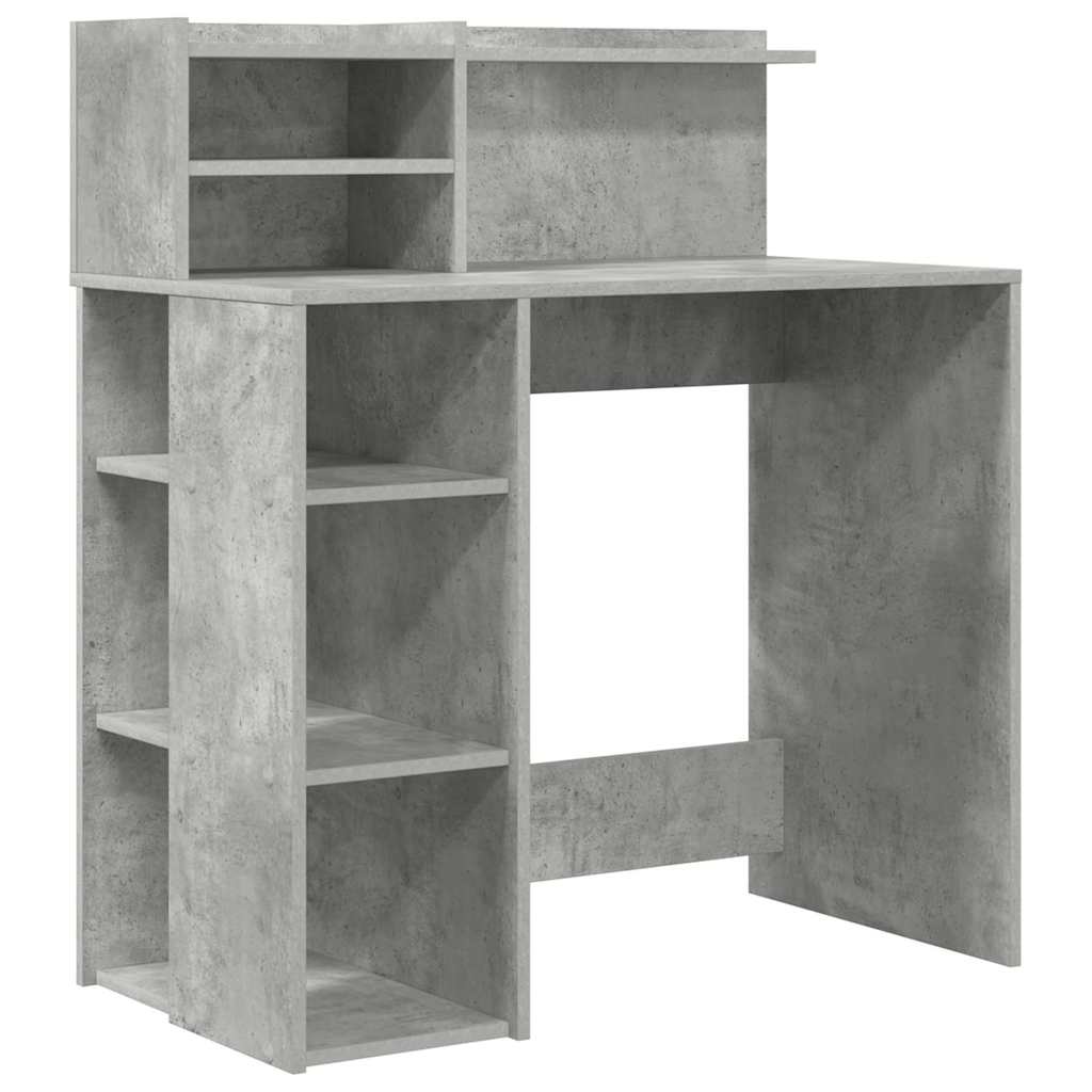 Schreibtisch Beton Grau Holzwerkstoff 90 x 48 x 101,5 cm