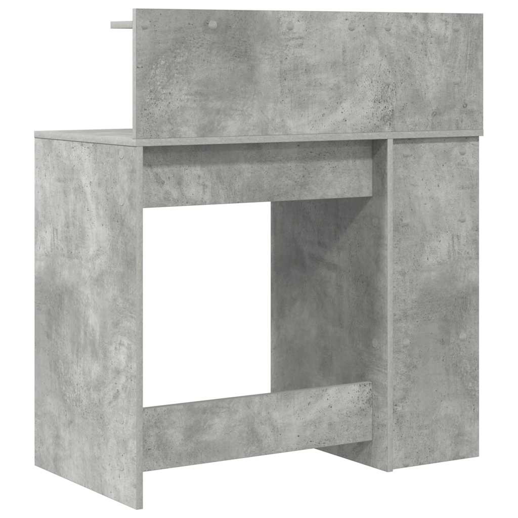 Schreibtisch Beton Grau Holzwerkstoff 90 x 48 x 101,5 cm