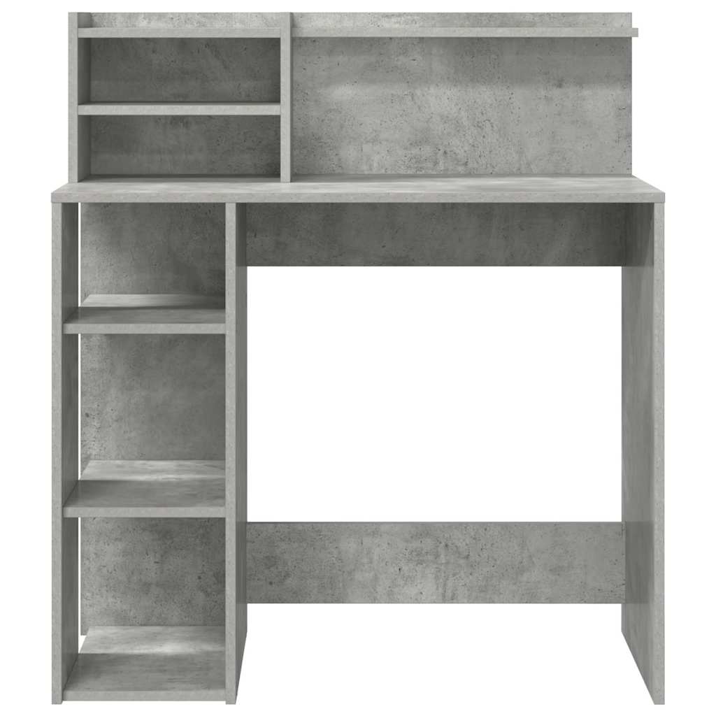 Schreibtisch Beton Grau Holzwerkstoff 90 x 48 x 101,5 cm