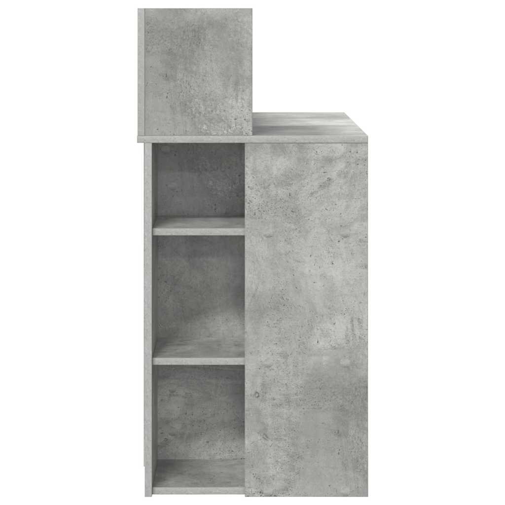 Schreibtisch Beton Grau Holzwerkstoff 90 x 48 x 101,5 cm