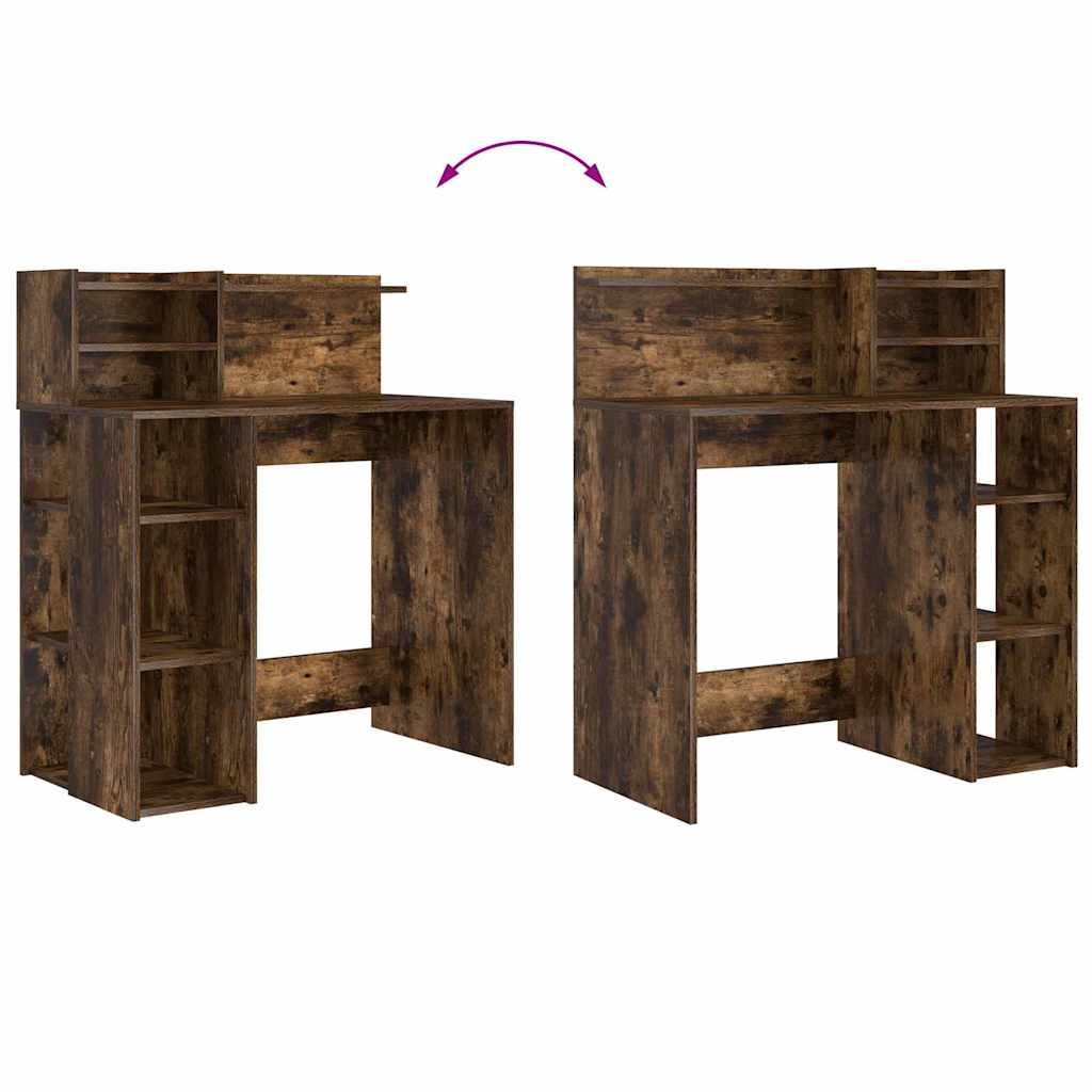 Schreibtisch Geräucherte Eiche Holzwerkstoff 90 x 48 x 101,5 cm