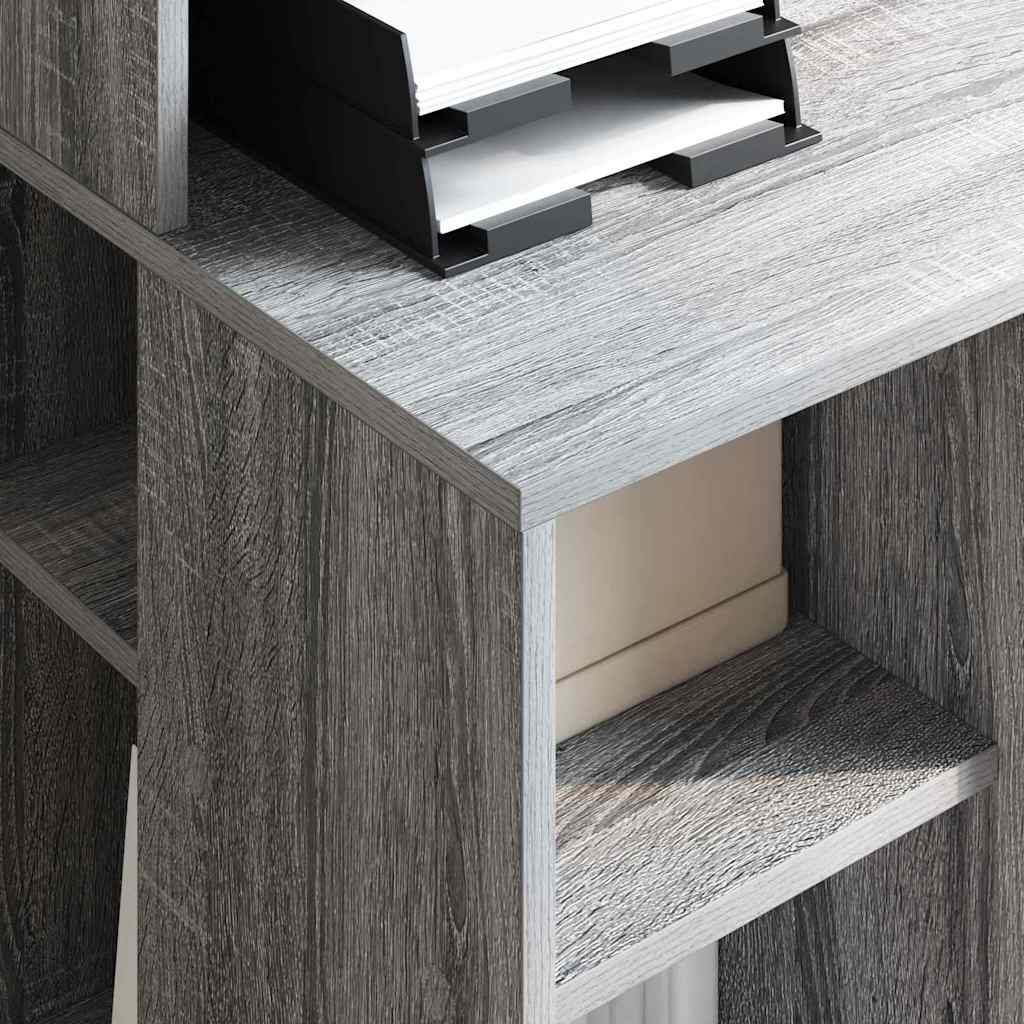 Schreibtisch Graues Sonoma Holzwerkstoff 90 x 48 x 101,5 cm