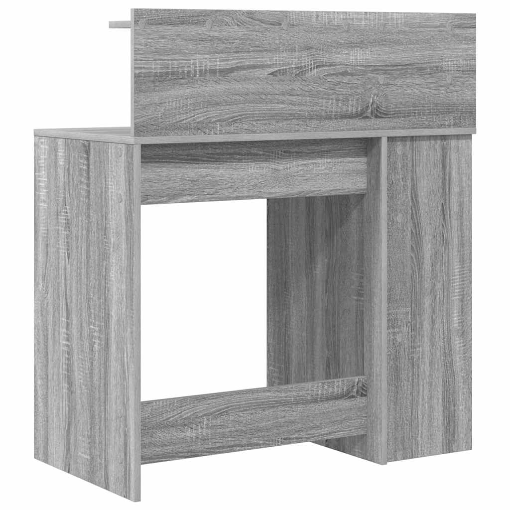Schreibtisch Graues Sonoma Holzwerkstoff 90 x 48 x 101,5 cm