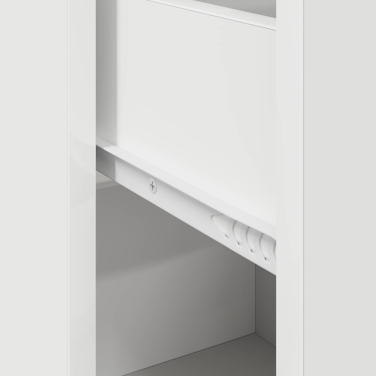 Sideboard mit Schubladen Weiß 38 x 34 x 75 cm