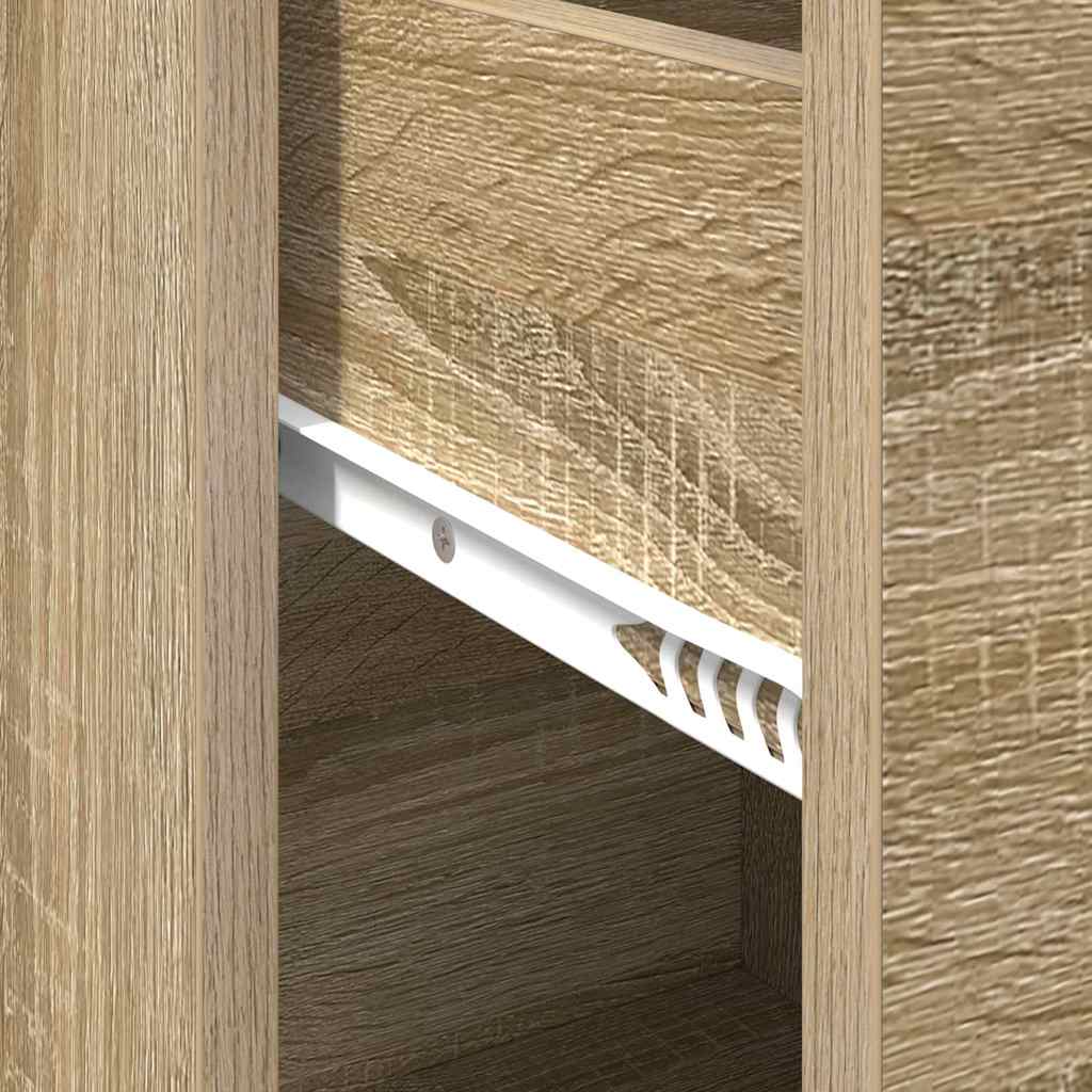 Sideboard mit Schubladen Sonoma-Eiche 38 x 34 x 75 cm