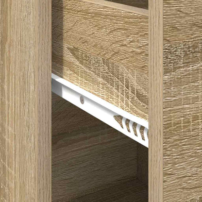 Sideboard mit Schubladen Sonoma-Eiche 38 x 34 x 75 cm