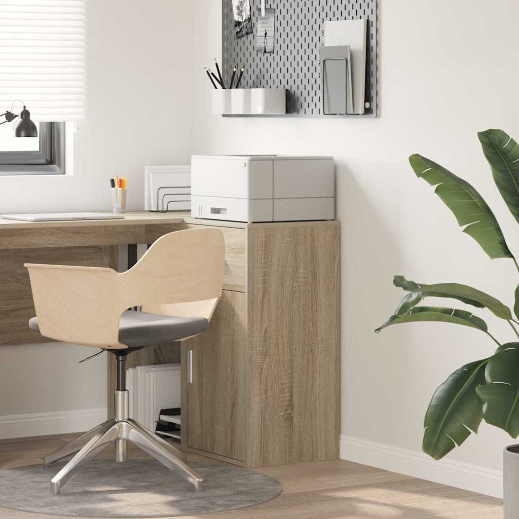 Sideboard mit Schubladen Sonoma-Eiche 38 x 34 x 75 cm