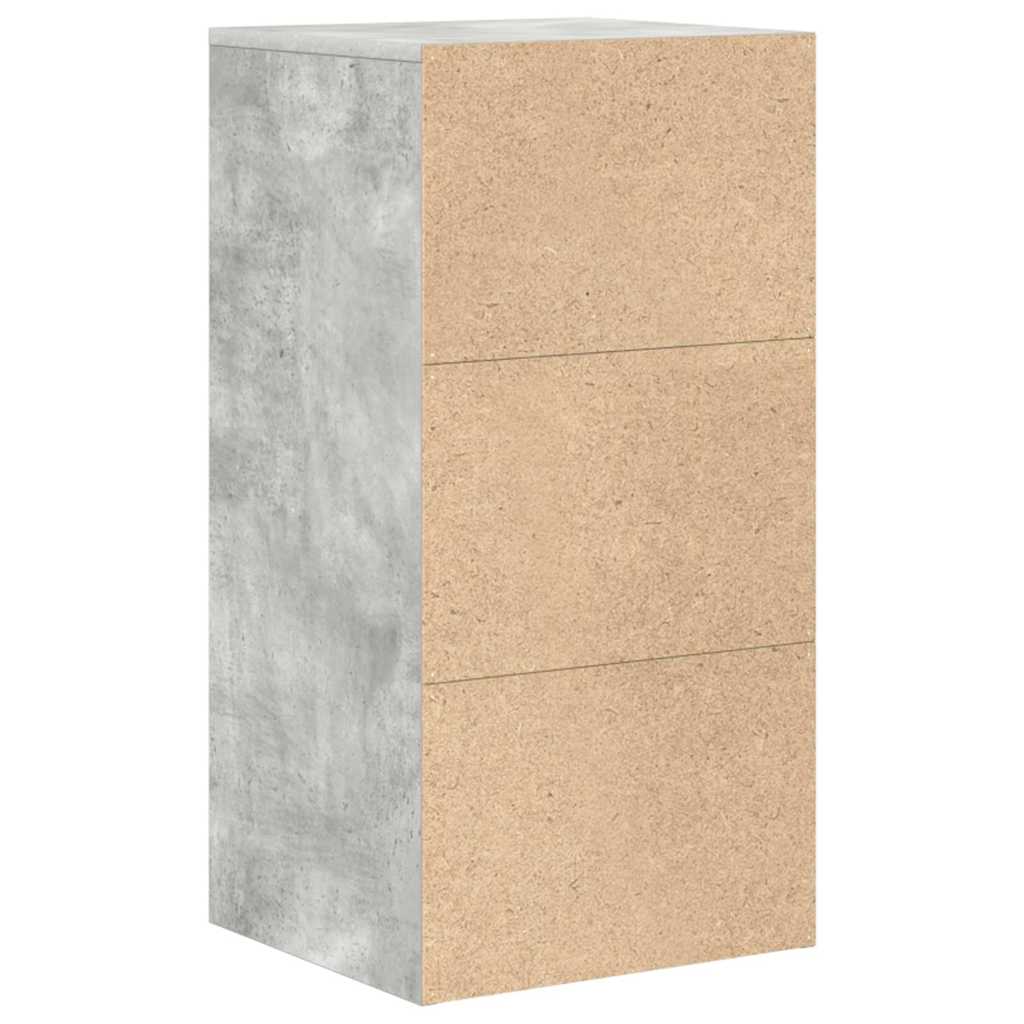 Sideboard mit Schubladen Beton Grau 38 x 34 x 75 cm