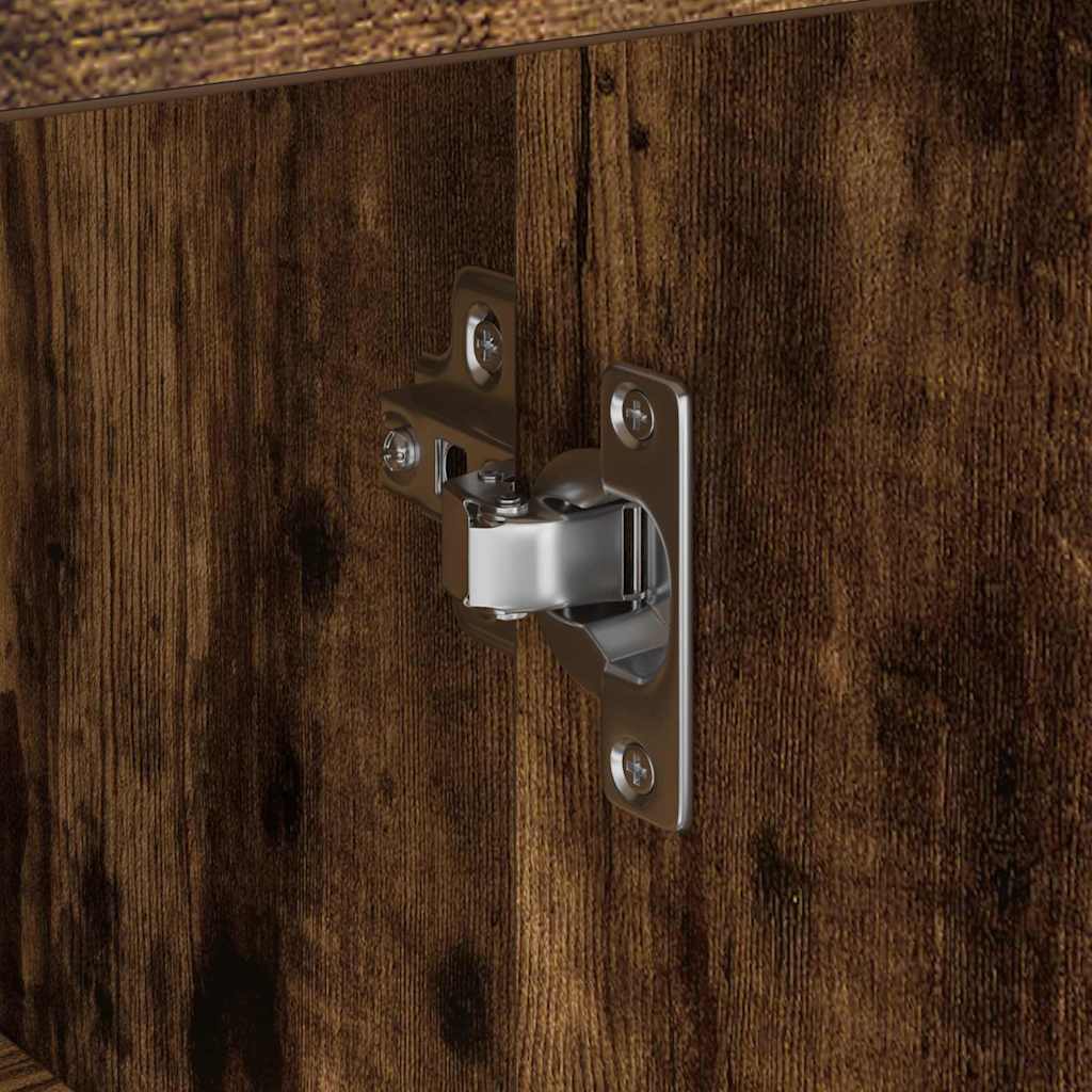 Sideboard mit Schubladen Geräucherte Eiche 38 x 34 x 75 cm