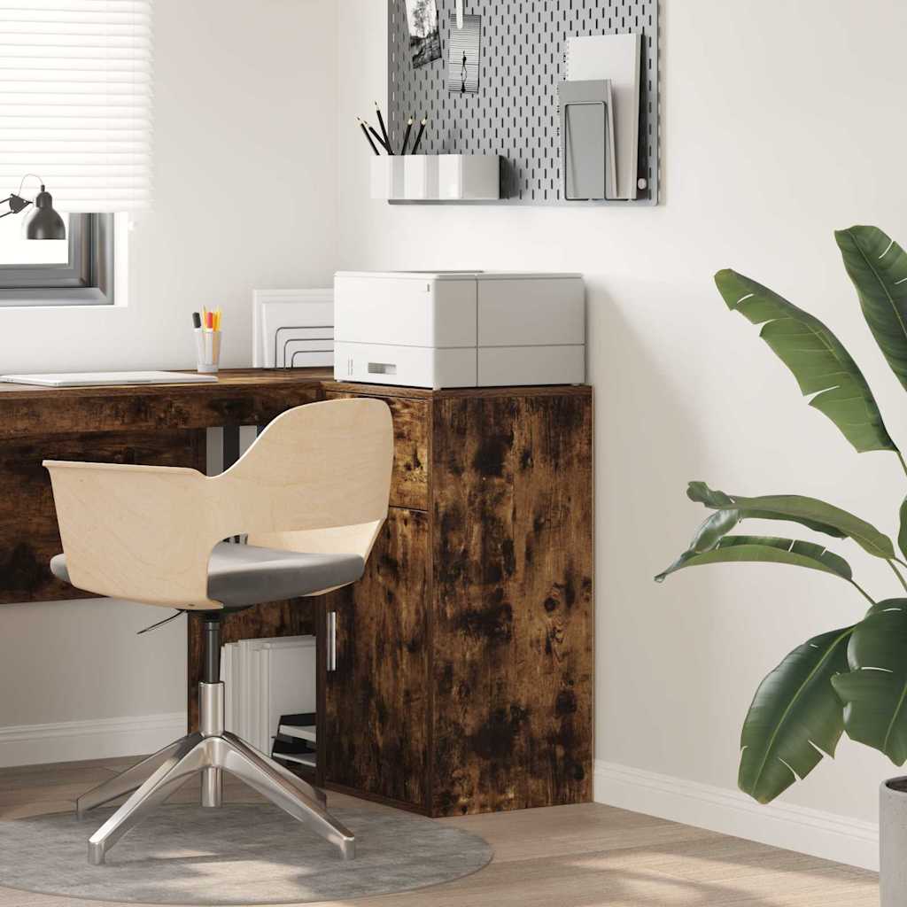Sideboard mit Schubladen Geräucherte Eiche 38 x 34 x 75 cm