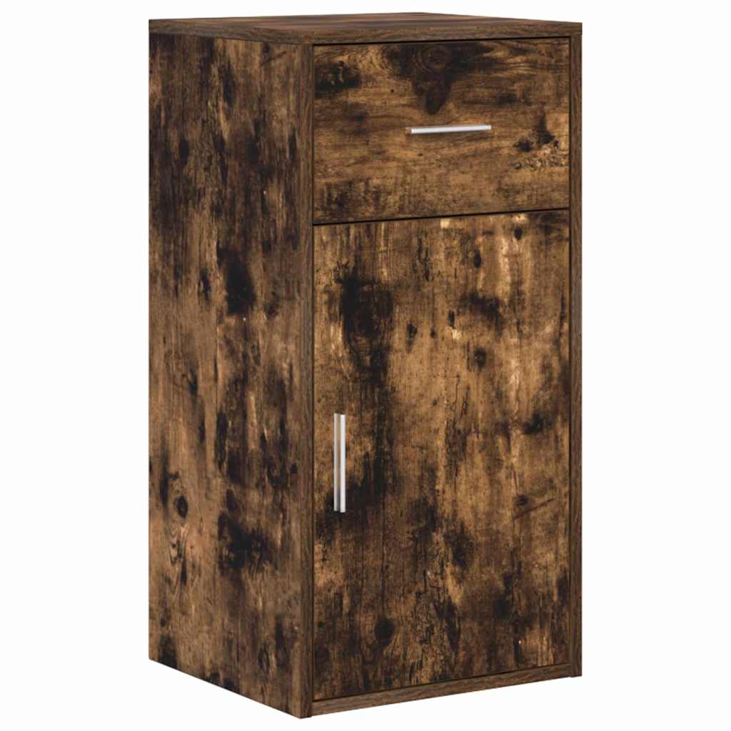 Sideboard mit Schubladen Geräucherte Eiche 38 x 34 x 75 cm