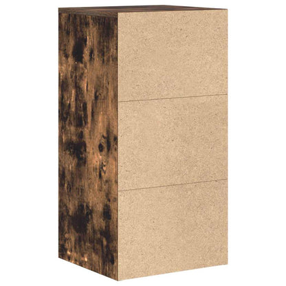 Sideboard mit Schubladen Geräucherte Eiche 38 x 34 x 75 cm