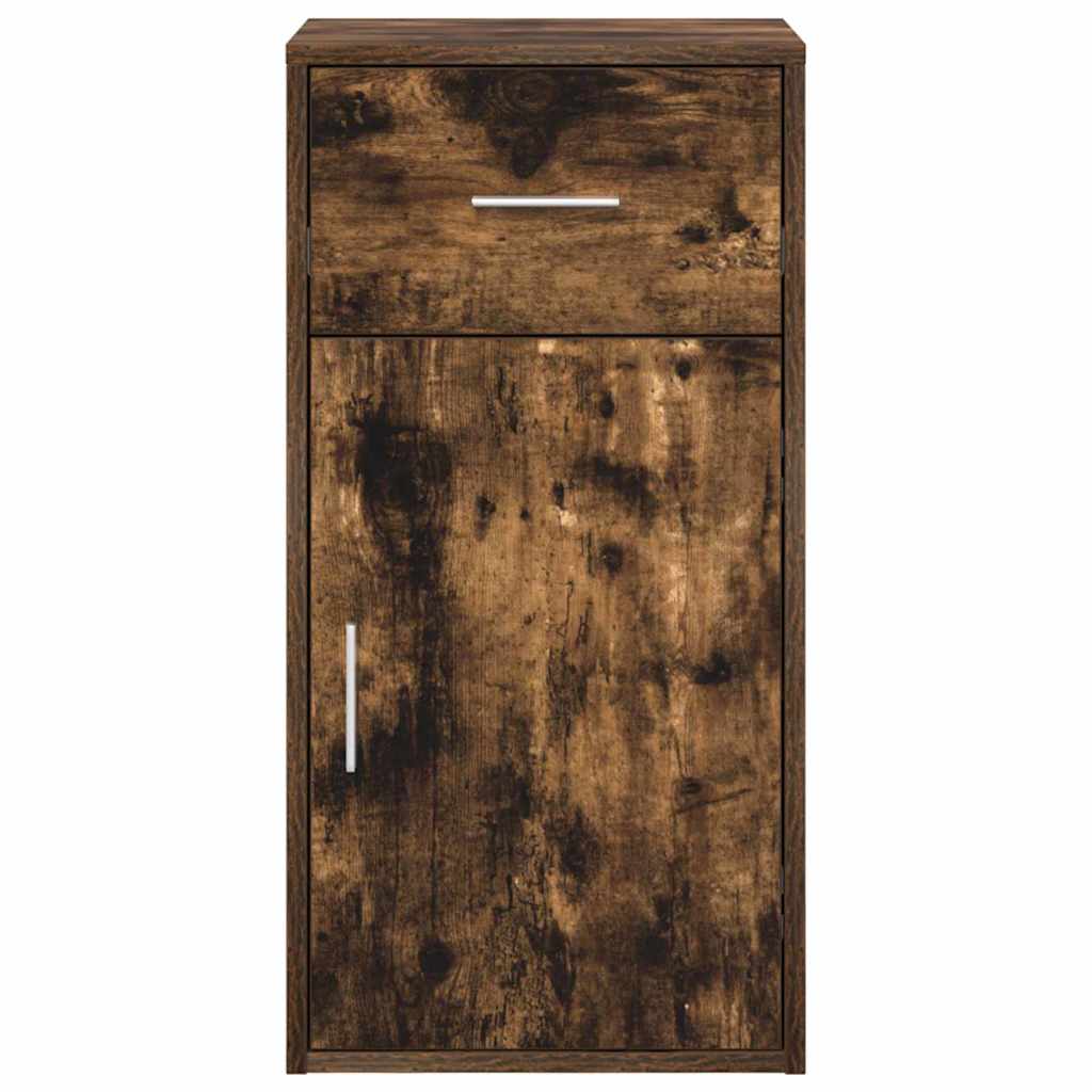Sideboard mit Schubladen Geräucherte Eiche 38 x 34 x 75 cm