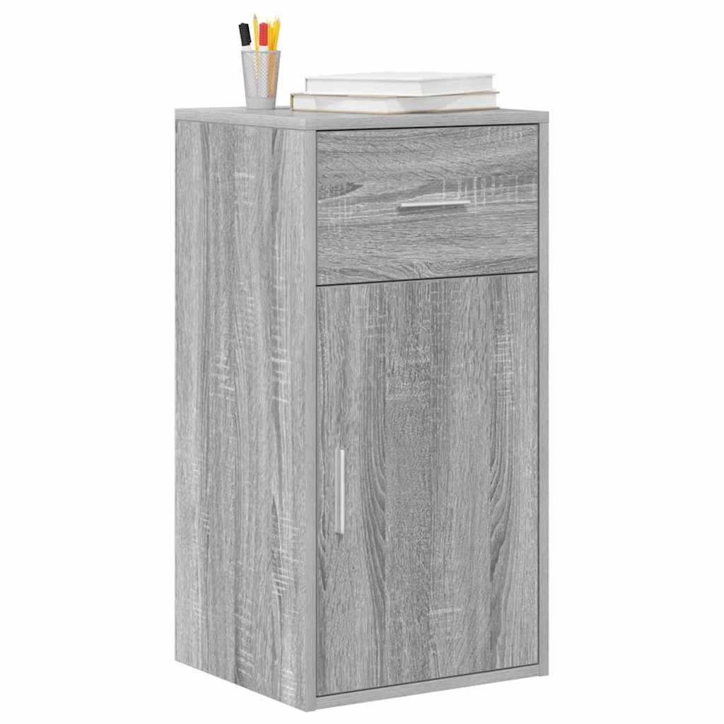 Sideboard mit Schubladen Graues Sonoma 38 x 34 x 75 cm