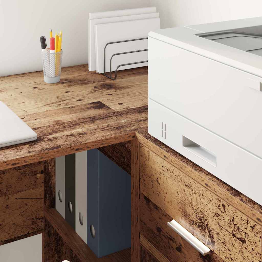 Sideboard mit Schubladen Altholz 38 x 34 x 75 cm