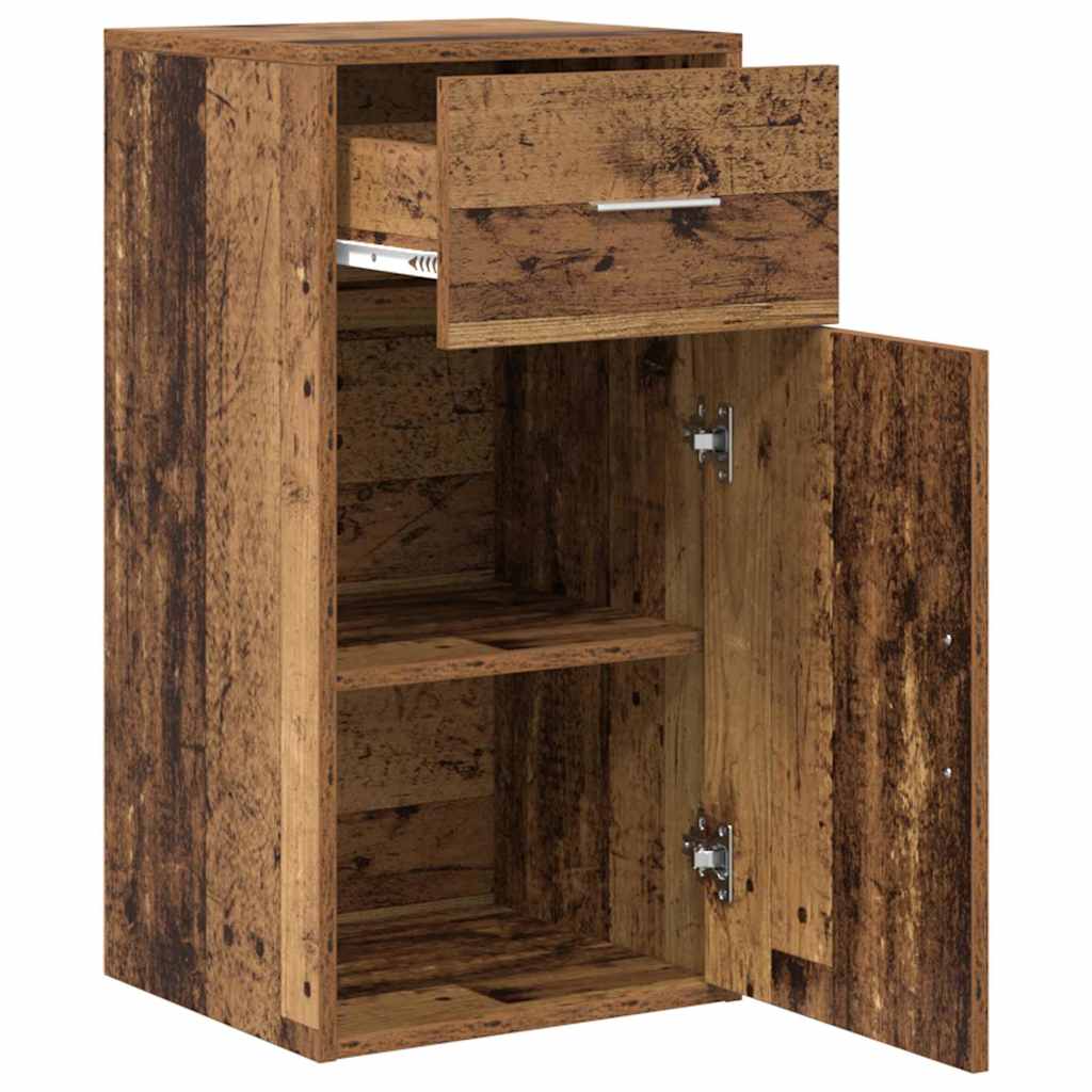 Sideboard mit Schubladen Altholz 38 x 34 x 75 cm