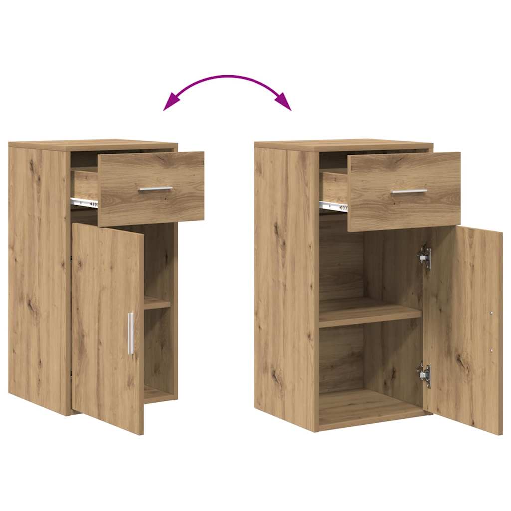 Sideboard Artisan-Eiche 38 x 34 x 75 cm