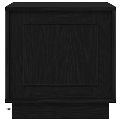 Nachttisch Schwarz 44 x 34,5 x 45 cm Holzwerkstoff