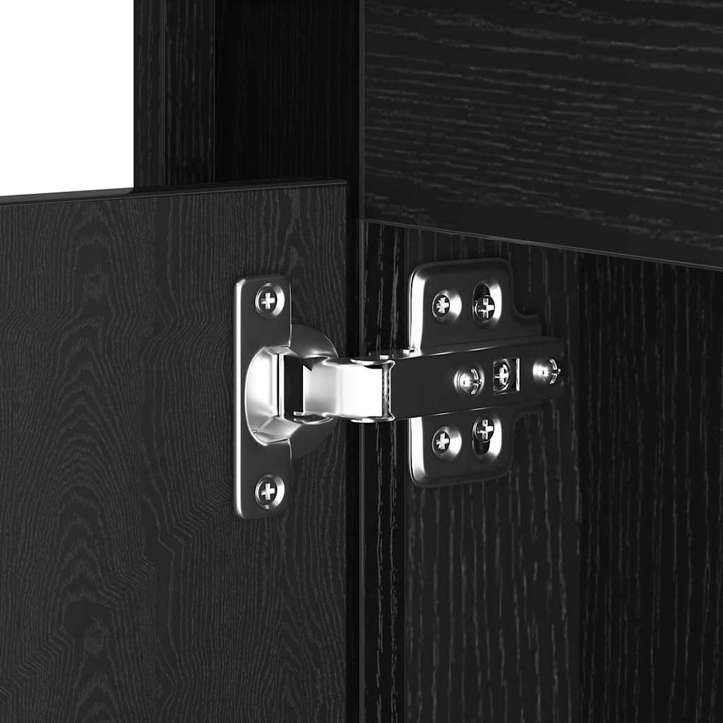 Nachttisch 2 stk. Schwarz 44 x 34,5 x 45 cm Holzwerkstoff