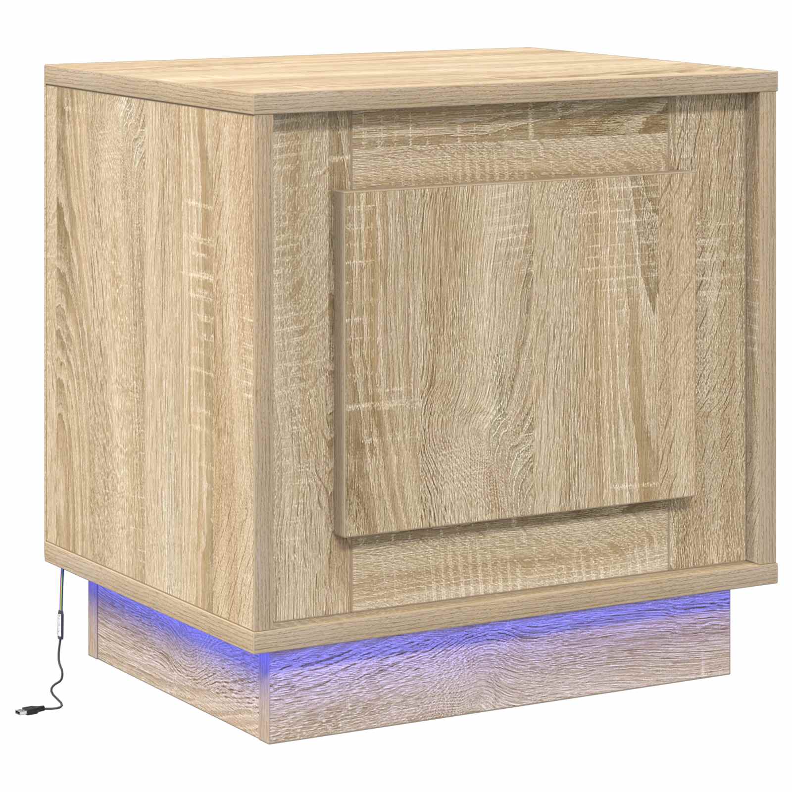 Nachttisch Sonoma-Eiche 44 x 34,5 x 45 cm Holzwerkstoff