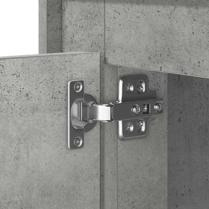 Nachttisch Beton Grau 44 x 34,5 x 45 cm Holzwerkstoff