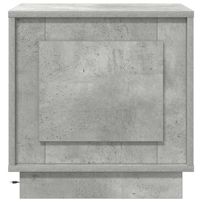Nachttisch 2 stk. Beton Grau 44 x 34,5 x 45 cm Holzwerkstoff