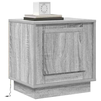 Nachttisch Grau 44 x 34,5 x 45 cm Holzwerkstoff
