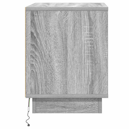 Nachttisch Grau 44 x 34,5 x 45 cm Holzwerkstoff