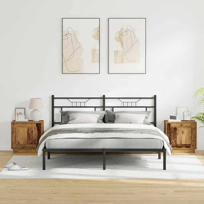 Nachttisch 2 stk. Altholz 44 x 34,5 x 45 cm Holzwerkstoff