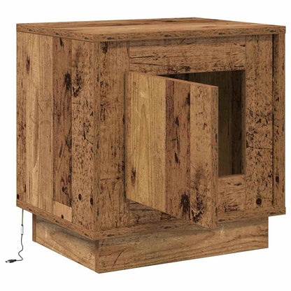Nachttisch 2 stk. Altholz 44 x 34,5 x 45 cm Holzwerkstoff