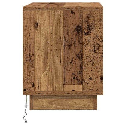 Nachttisch 2 stk. Altholz 44 x 34,5 x 45 cm Holzwerkstoff