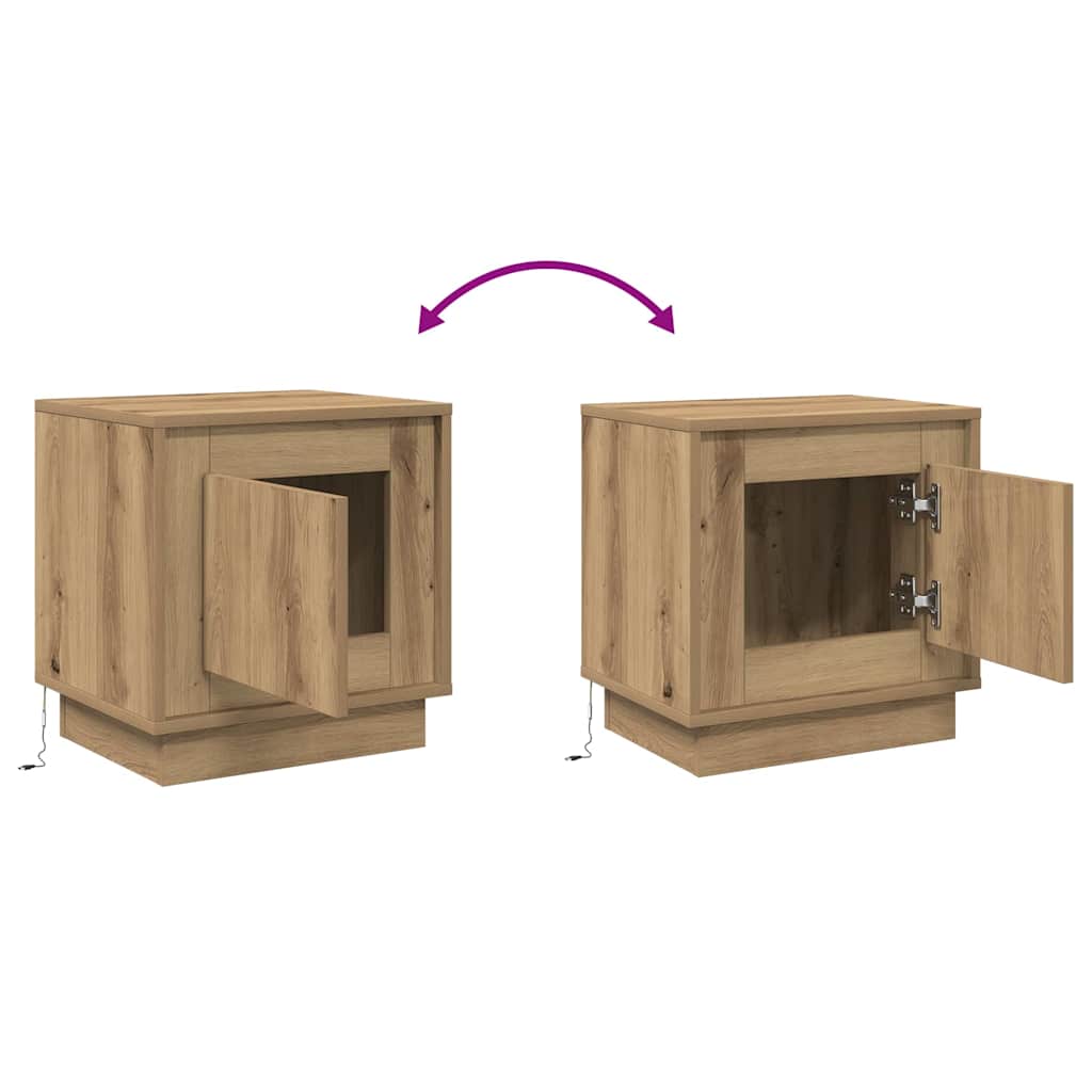Nachttisch Artisan-Eiche 44 x 34,5 x 45 cm Holzwerkstoff