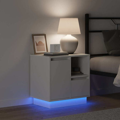 Nachttisch 2 stk. Weiß 50 x 34,5 x 50 cm Holzwerkstoff