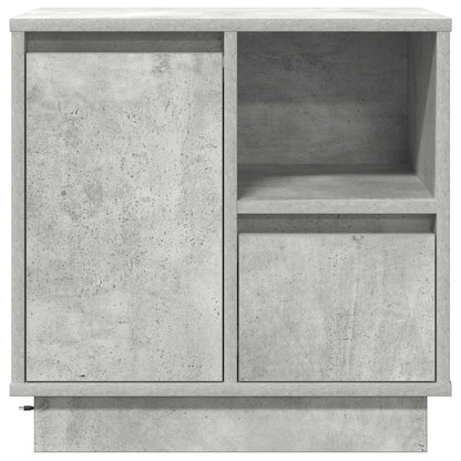 Nachttisch Beton Grau 50 x 34,5 x 50 cm Holzwerkstoff