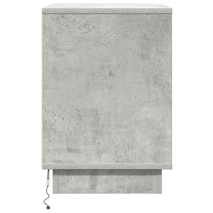Nachttisch Beton Grau 50 x 34,5 x 50 cm Holzwerkstoff