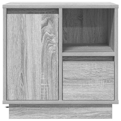 Nachttisch Grau 50 x 34,5 x 50 cm Holzwerkstoff