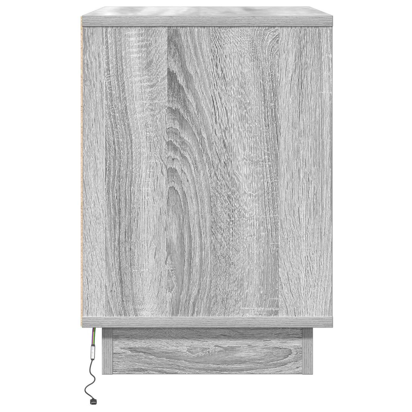 Nachttisch 2 stk. Grau 50 x 34,5 x 50 cm Holzwerkstoff