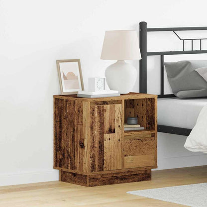 Nachttisch Altholz 50 x 34,5 x 50 cm Holzwerkstoff