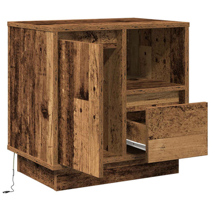 Nachttisch Altholz 50 x 34,5 x 50 cm Holzwerkstoff