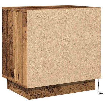 Nachttisch Altholz 50 x 34,5 x 50 cm Holzwerkstoff