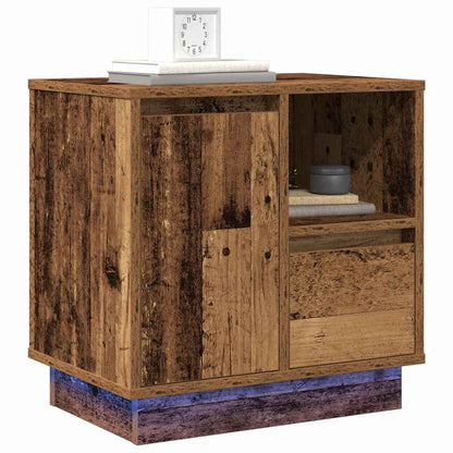 Nachttisch Altholz 50 x 34,5 x 50 cm Holzwerkstoff