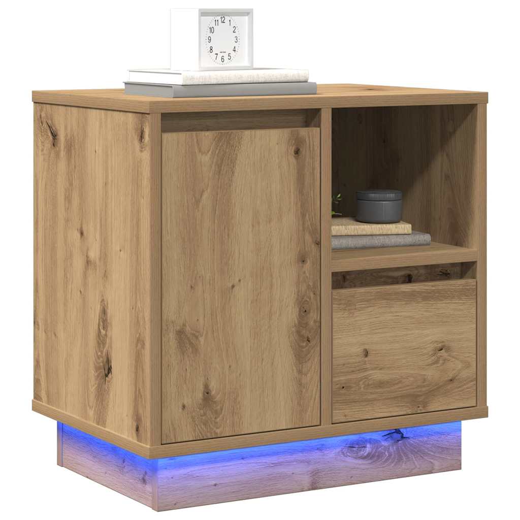 Nachttisch Artisan-Eiche 50 x 34,5 x 50 cm Holzwerkstoff