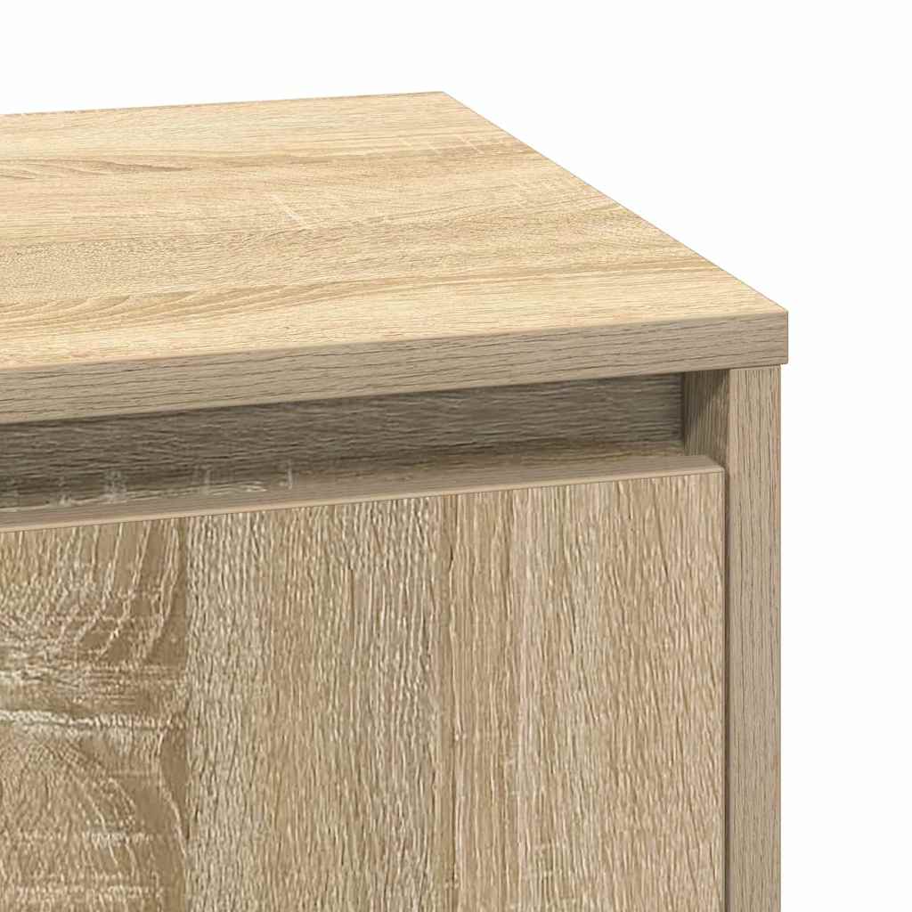 Nachttisch mit Sonoma-Eiche 39 x 34,5 x 50 cm Holzwerkstoff