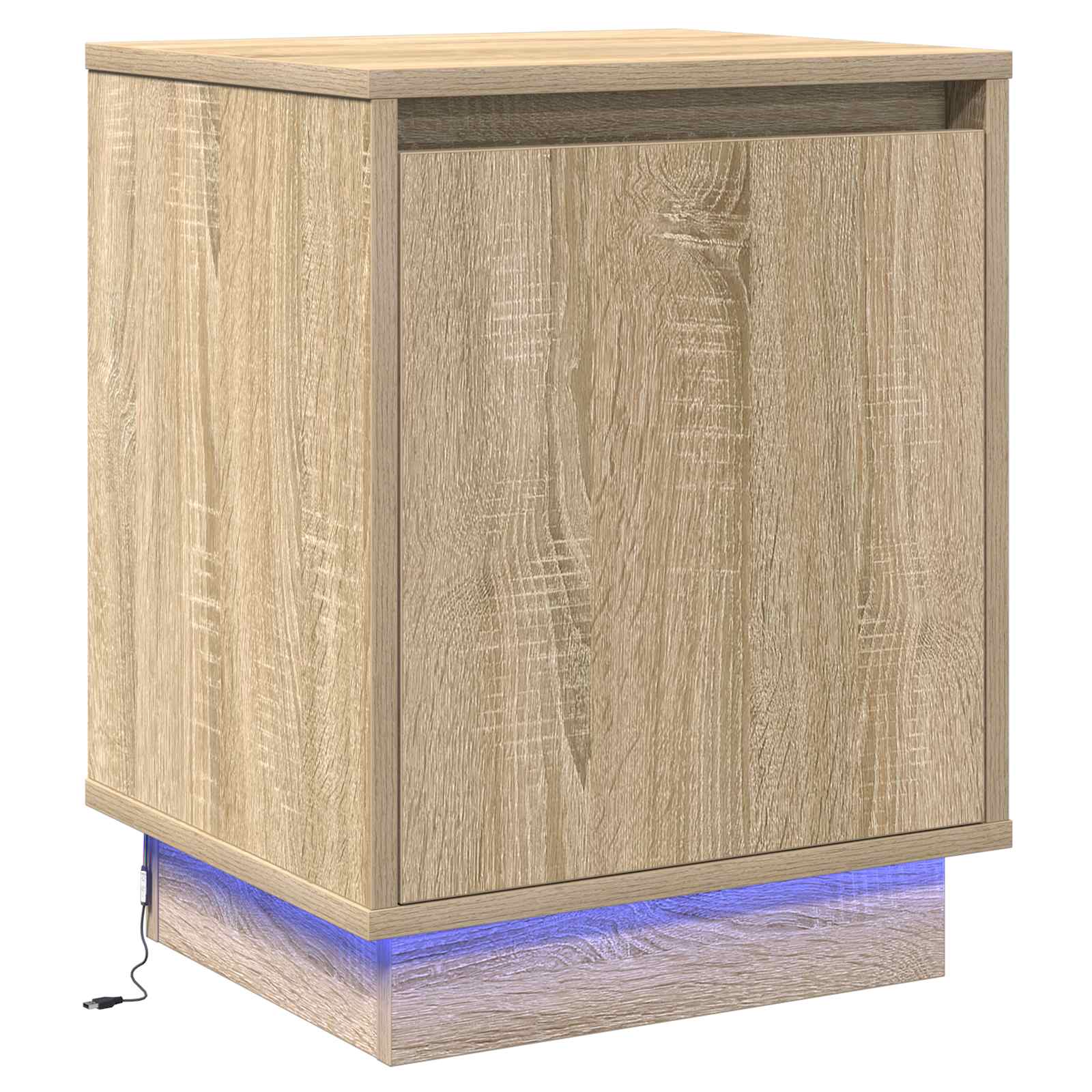 Nachttisch Sonoma-Eiche 39 x 34,5 x 50 cm Holzwerkstoff