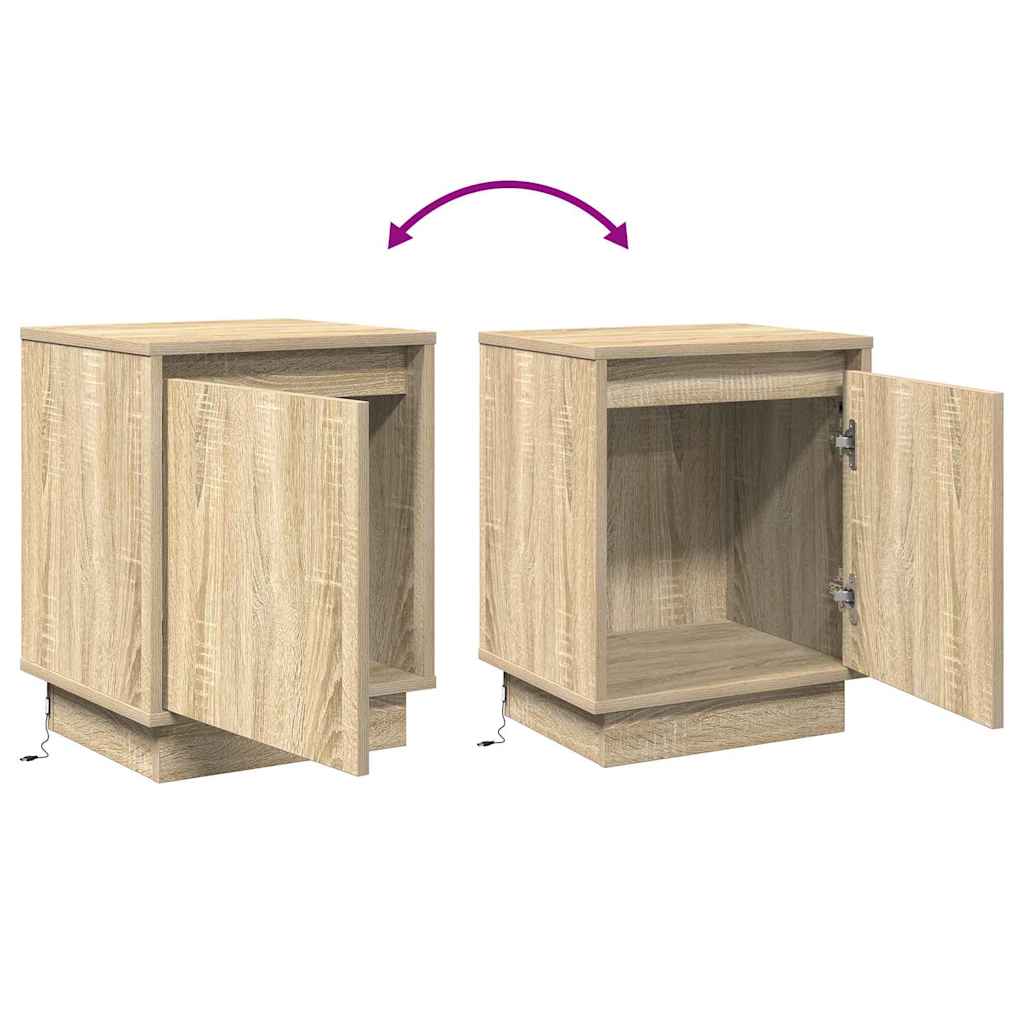 Nachttisch Sonoma-Eiche 39 x 34,5 x 50 cm Holzwerkstoff