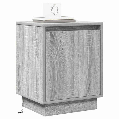 Nachttisch Grau 39 x 34,5 x 50 cm Holzwerkstoff