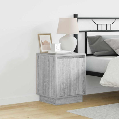 Nachttisch 2 stk. Grau 39 x 34,5 x 50 cm Holzwerkstoff
